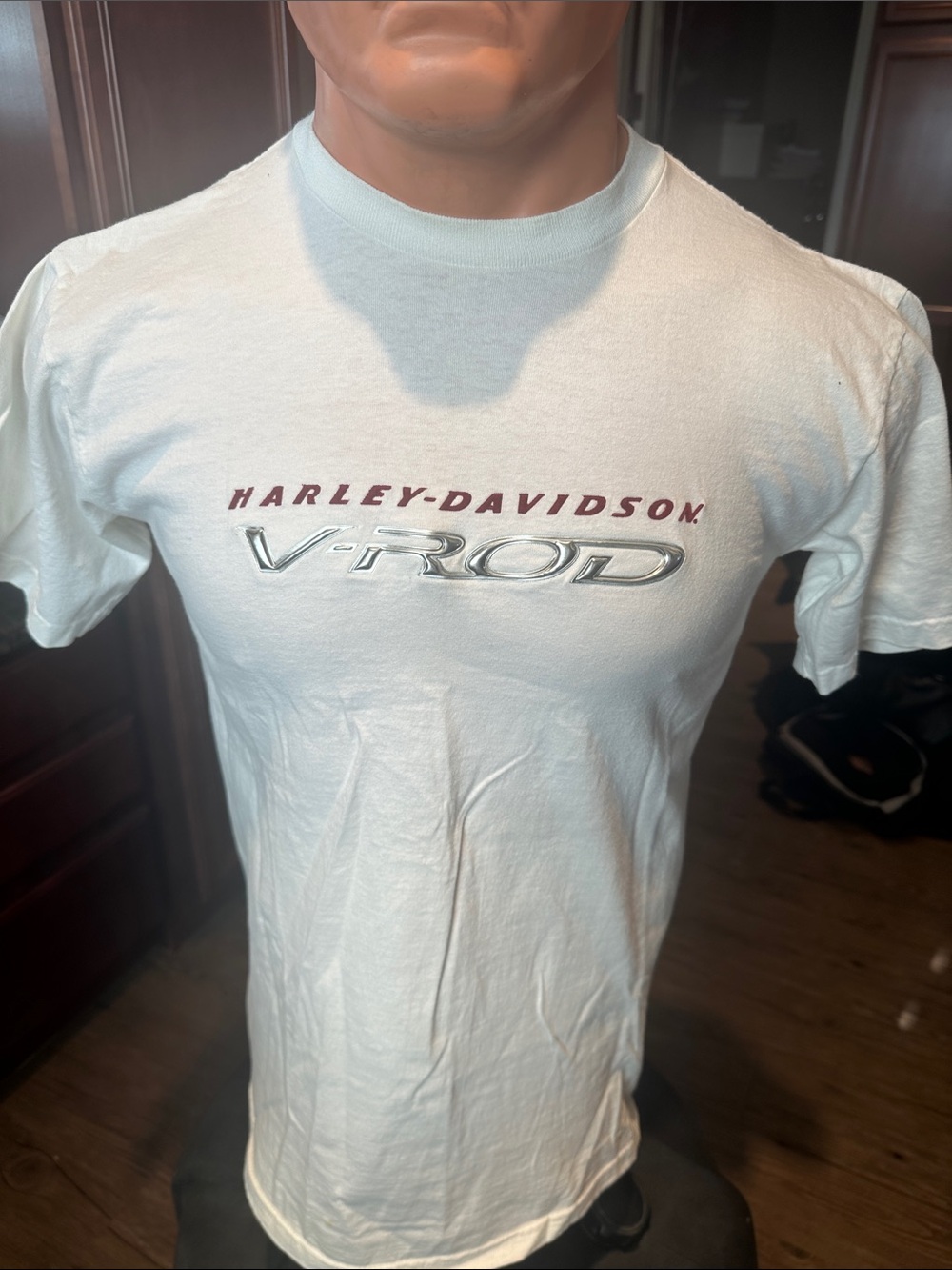 Harley-Davidson White V-Rod Graphic Short Sleeve Tee
